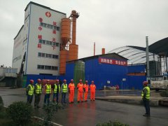 養(yǎng)護工程分公司東里拌合站與悅莊拌合站揚塵污染環(huán)保、防火演練